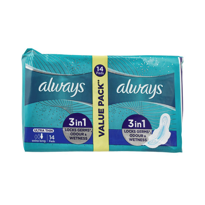 ALWAYS ULTRA THIN VALUE PCK X-LARGE 14`S